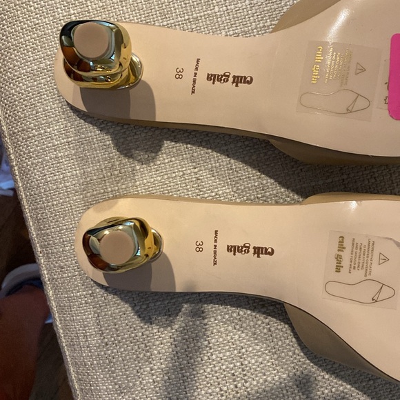 Cult Gaia Gigi Nude Slide Sandals - Picture 7 of 13